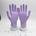 Лабораторные лабораторные фиолетовые фиолетовые нитрильные перчатки